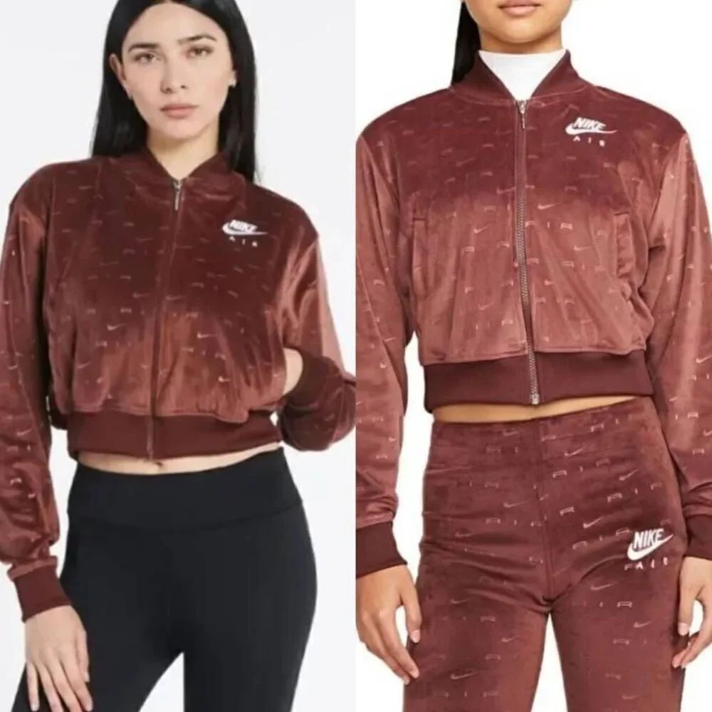 Nike Women's Sportswear Air Velour Jacket, Bronze M